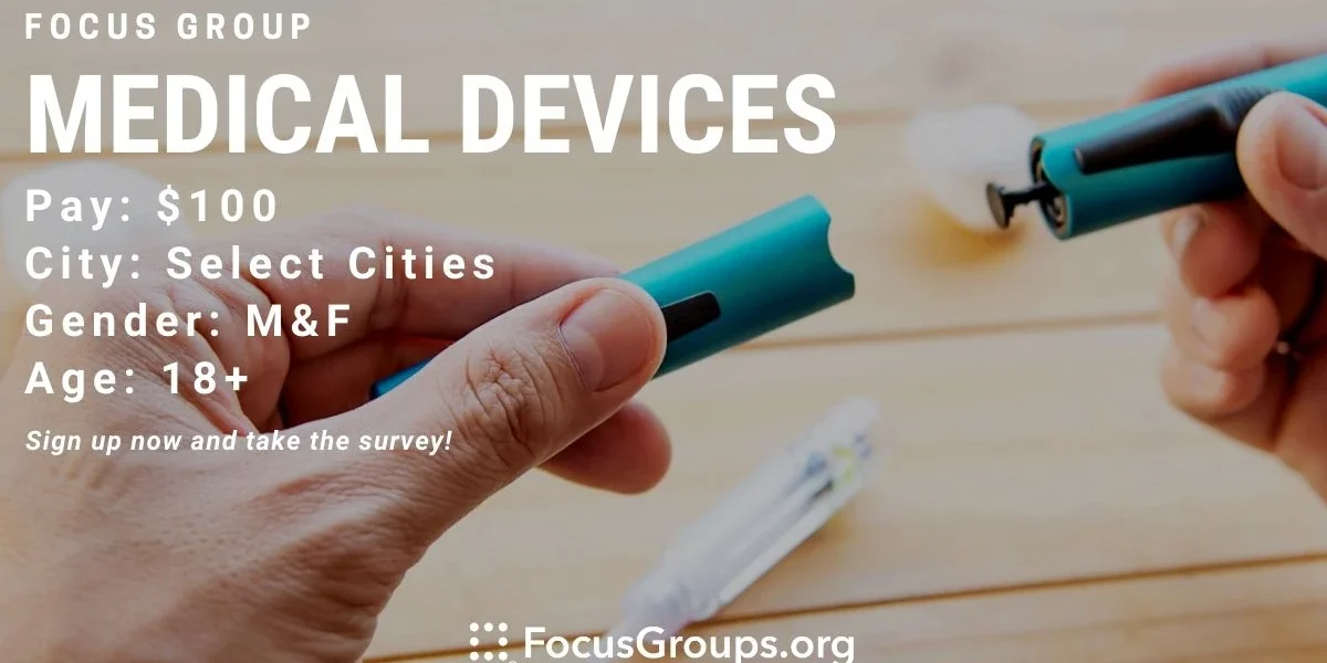 Focus Group for Adolescents Diagnosed with Diabetes on Medical Devices ...