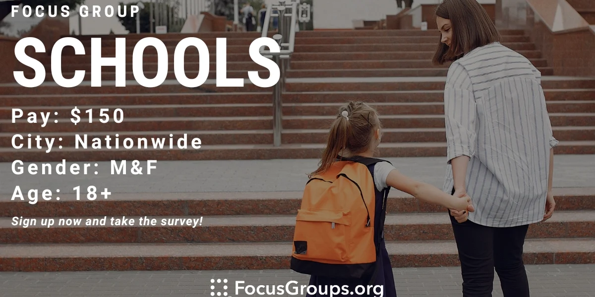 Focus Group for Parents on Schools 150 12/02/2023