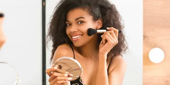 Graphic promoting Focus Group on Makeup, $120 payout, happening October 23, 2025