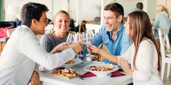 Graphic promoting Focus Group for Parents in LA on Restaurants, $150 payout, happening October 15, 2025
