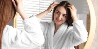 Graphic promoting Product Test for Women on Root Touch-Up, happening October 20, 2025