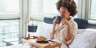 Graphic promoting Focus Group on Coffee Habits, $150 payout, happening October 17, 2025