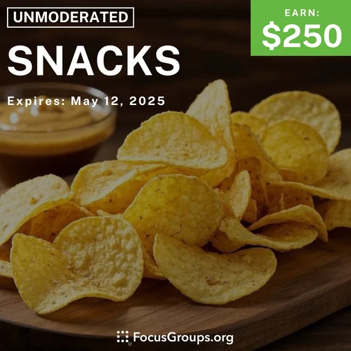 Research Study for Teens on Snacks