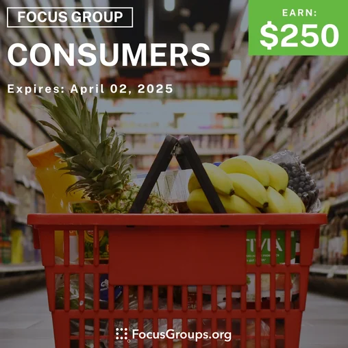 Focus Group in Philadelphia for Consumers