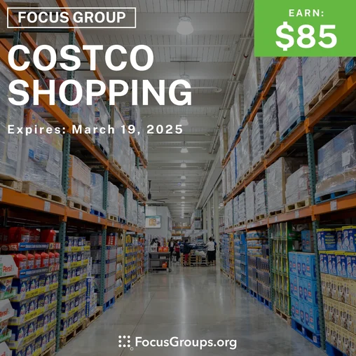 Focus Group in SF on Costco Shopping