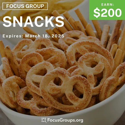 Focus Group in Chicago on Snacks