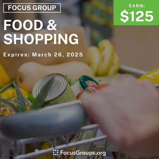 Focus Group on Food & Shopping