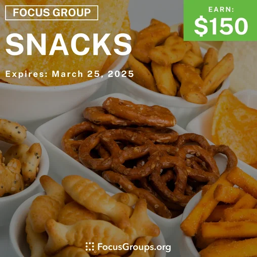 Focus Group on Snacks