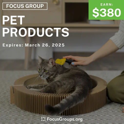 Focus Group on Pet Products