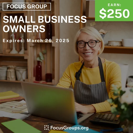 Focus Group for Small Business Owners