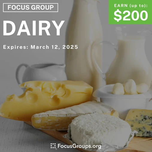 Focus Group on Dairy