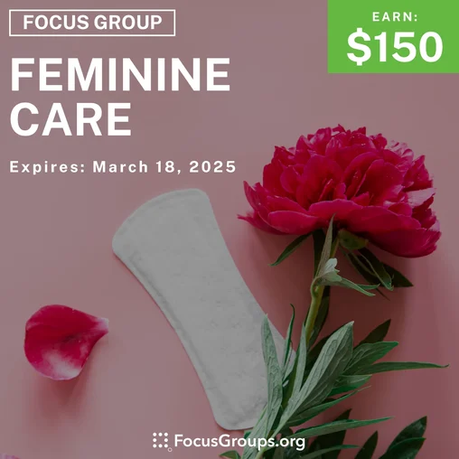 Focus Group for Women in Milwaukee on Feminine Care