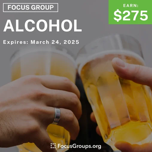 Focus Group in NYC on Alcohol