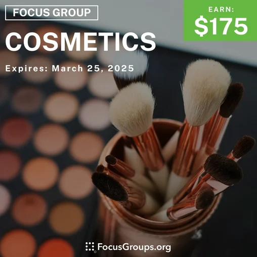 Focus Group for Women on Cosmetics