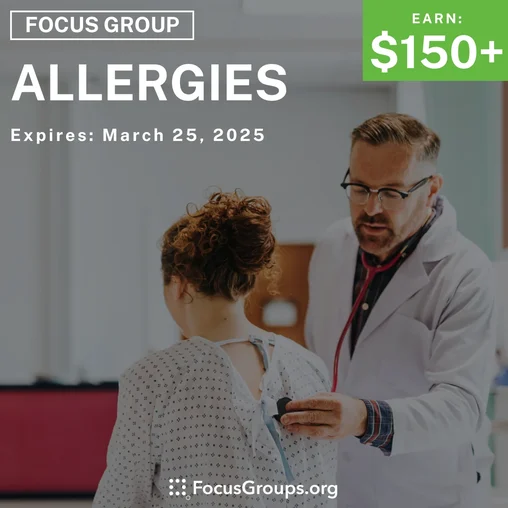 Focus Group in Boston on Allergies