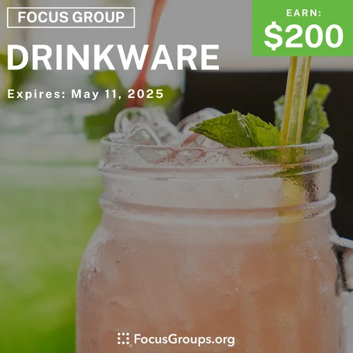Focus Group on Drinkware