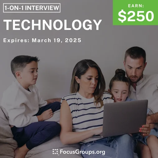 Research Study in SF for Parents & Kids on Technology