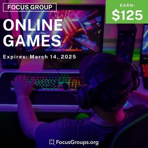 Focus Group in SF on Online Games