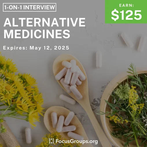 Research Study on Alternative Medicines
