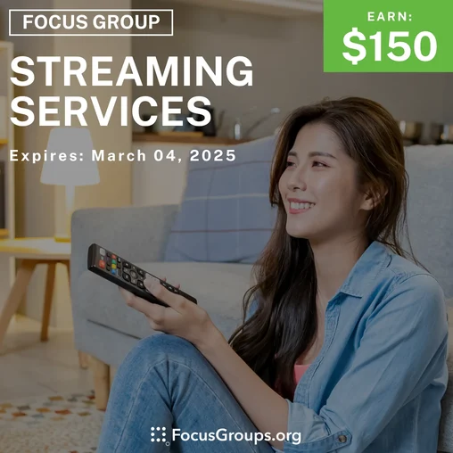 Focus Group in NYC on Streaming Services