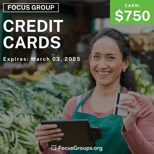 Focus Group for Small Business Owners on Credit Cards