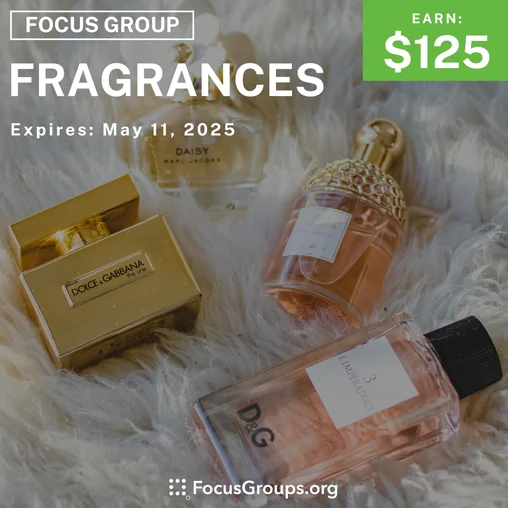 Focus Group for Women on Fragrances