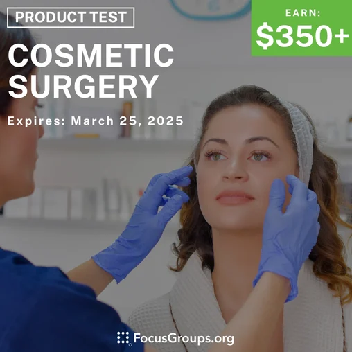 Product Test in Orlando on Cosmetic Surgery