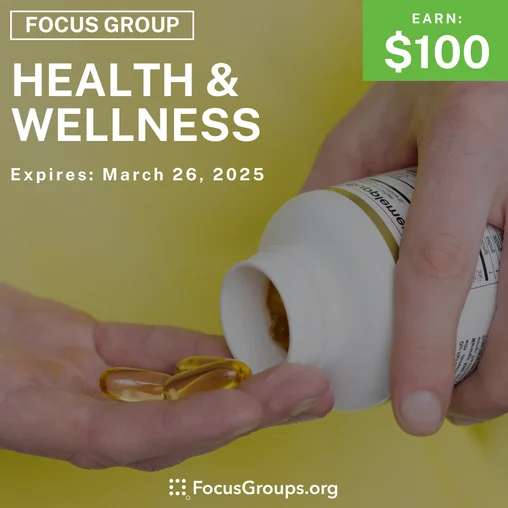 Focus Group for Men on Health & Wellness