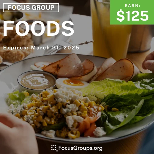 Focus Group in Dallas on Foods