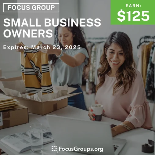 Focus Group for Small Business Owners