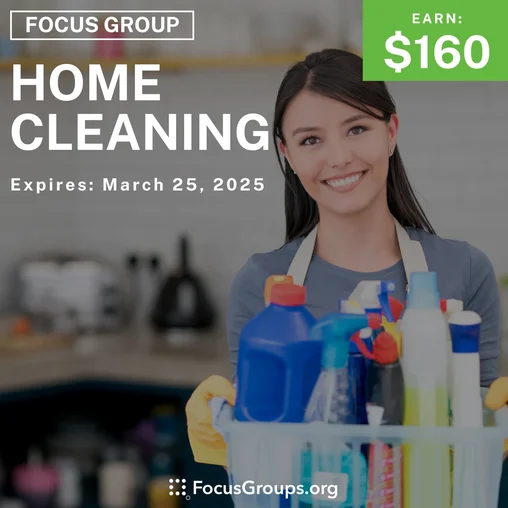 Focus Group for Moms in Tulsa on Home Cleaning