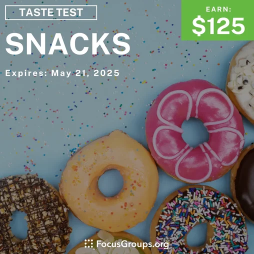 Taste Test for Latinos in SF on Snacks