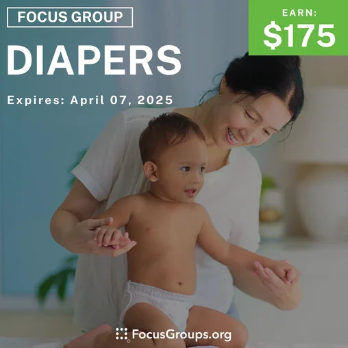 Focus Group for Moms on Diapers