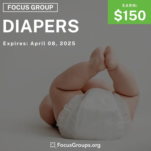 Focus Group for New Moms in Phoenix on Diapers