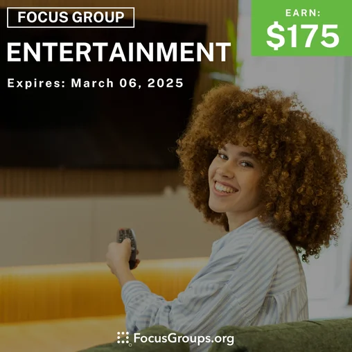 Focus Group in Atlanta on Entertainment