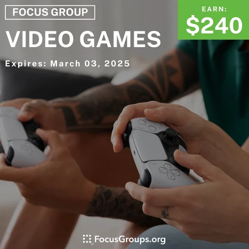 Focus Group in Chicago on Video Games