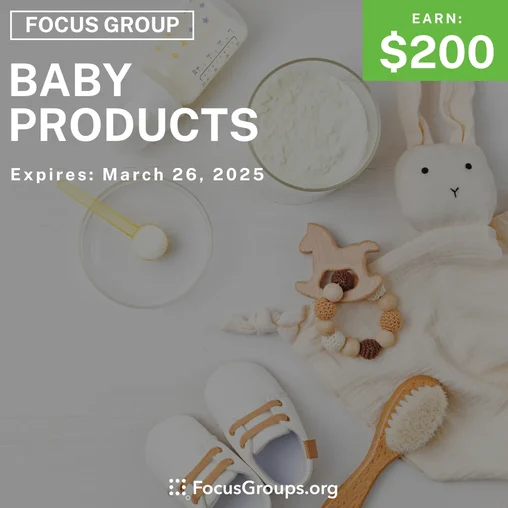 Focus Group in Atlanta on Baby Products