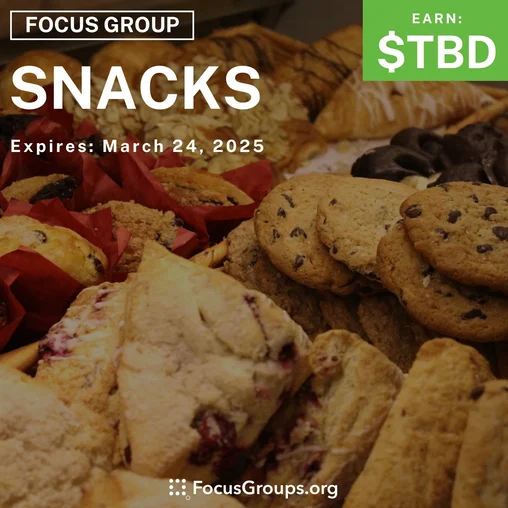 Focus Group in Minneapolis on Snacks