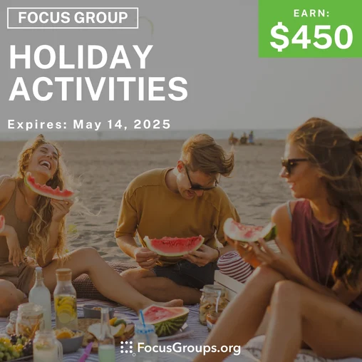 Focus Group on Holiday Activities