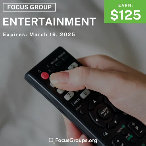 Focus Group on Entertainment