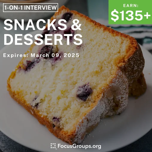 Research Study in LA on Snacks & Desserts