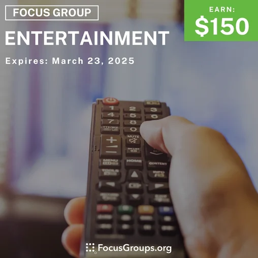 Focus Group on Entertainment