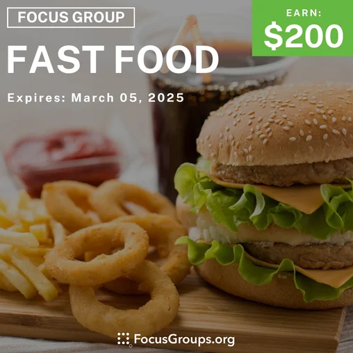 Focus Group in Irvine on Fast Food