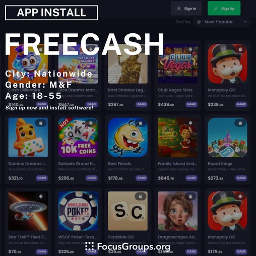 Freecash - Earn with Tasks, Games, and More!