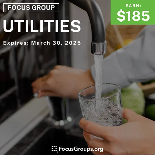 Focus Group in Sunnyvale & Fresno on Utilities