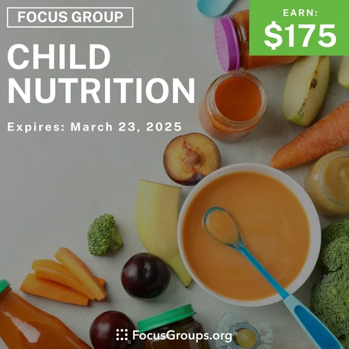 Focus Group for Parents on Child Nutrition