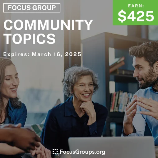 Focus Group in Boston on Community Topics