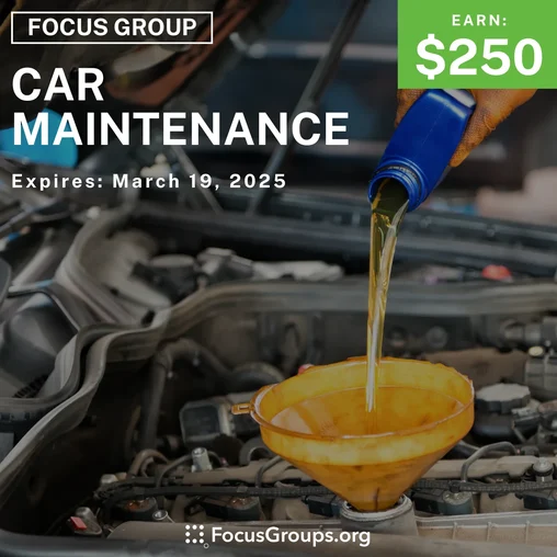 Focus Group on Car Maintenance