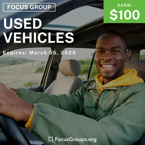 Focus Group on Used Vehicles