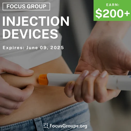Focus Group in LA on Injection Devices
